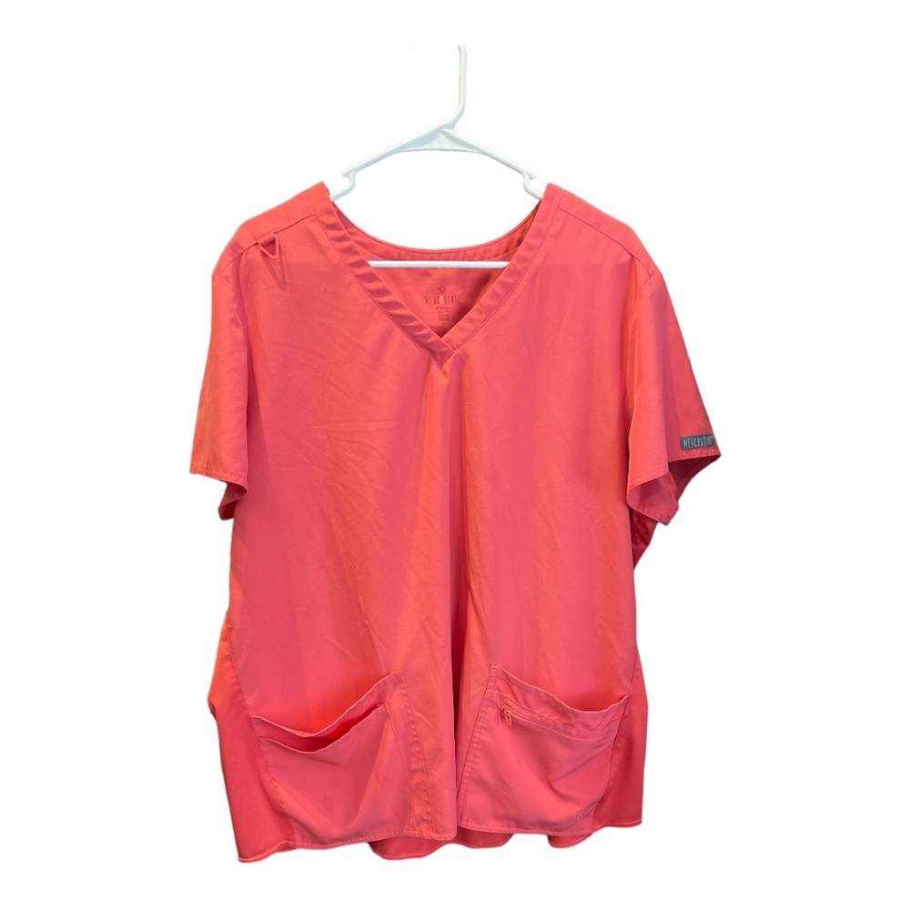 MedCouture Coral Scrub Top, Women’s Size 2XL
